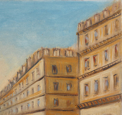Michel PABOIS : Rue de Rivoli - Tableau (détail)