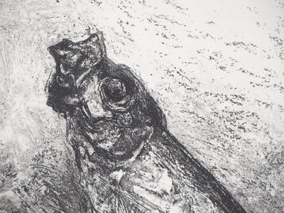 Didier PAGUIGNON : Hareng fumé - Gravure (détail)