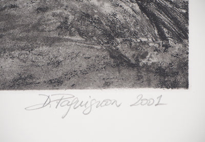 Didier PAGUIGNON : Hareng fumé - Gravure (détail)