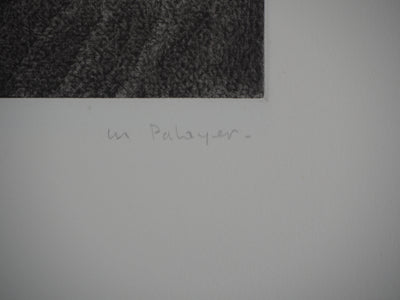 Monique PALAYER : Crète I - Gravure (détail)