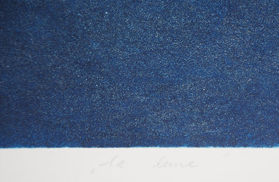 Teresa PANASIUK : La lune - Gravure (détail)