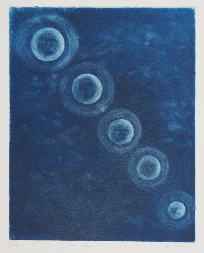 Teresa PANASIUK : La lune - Gravure (détail)