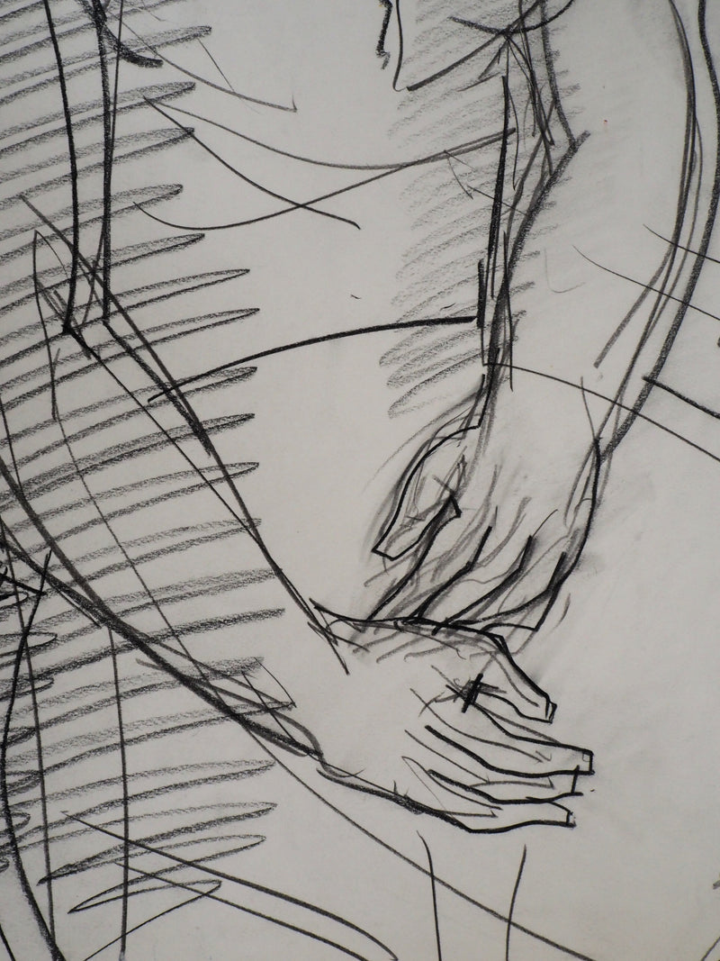 Max PAPART : Hommage à madame Cézanne, 1955 - Dessin (détail)