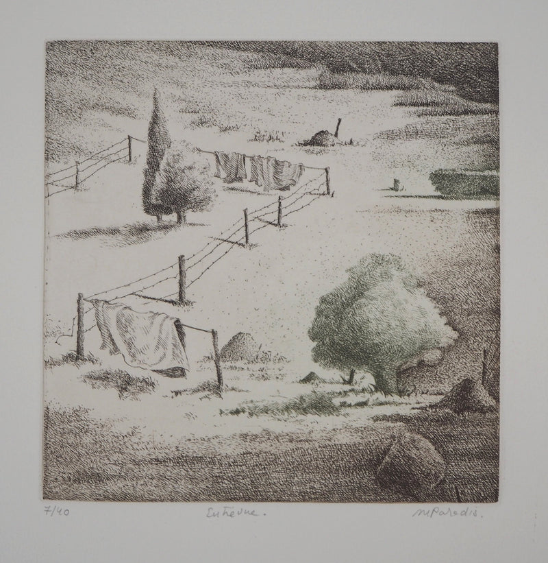 Michel PARADIS : Entrevue - Gravure