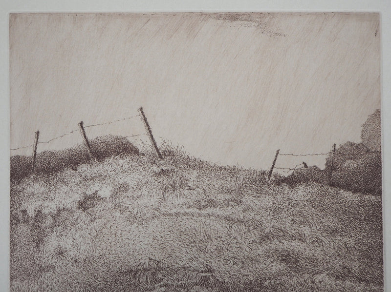 Michel PARADIS : Le Promontoire II - Gravure