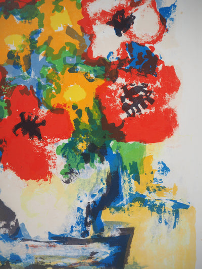 Gabriel PARIS : Bouquet - Lithographie (détail)