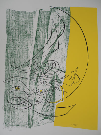 Georges PATITUCCI : Allégorie sensuelle, 1980 - Sérigraphie (détail)