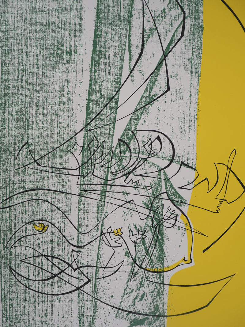 Georges PATITUCCI : Allégorie sensuelle, 1980 - Sérigraphie (détail)