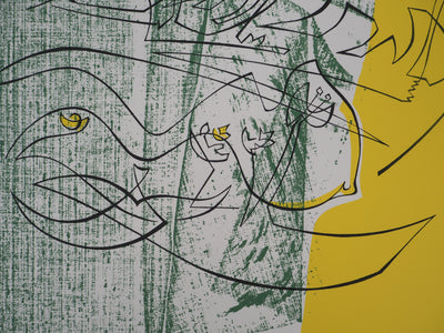 Georges PATITUCCI : Allégorie sensuelle, 1980 - Sérigraphie (détail)
