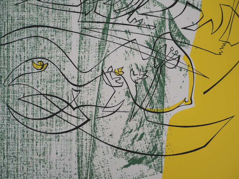 Georges PATITUCCI : Allégorie sensuelle, 1980 - Sérigraphie (détail)