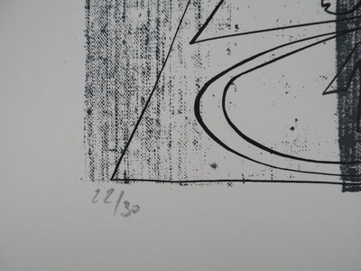 Georges PATITUCCI : La femme fleur, 1980 - Sérigraphie (détail)