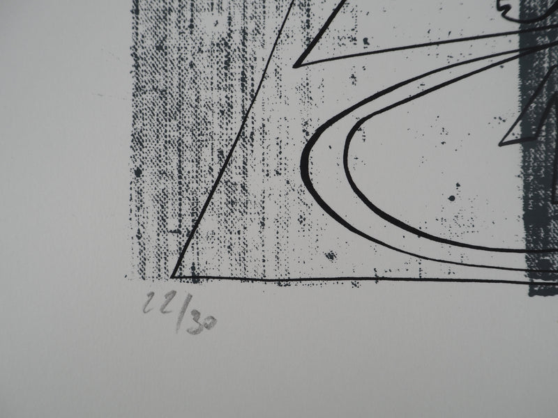 Georges PATITUCCI : La femme fleur, 1980 - Sérigraphie (détail)