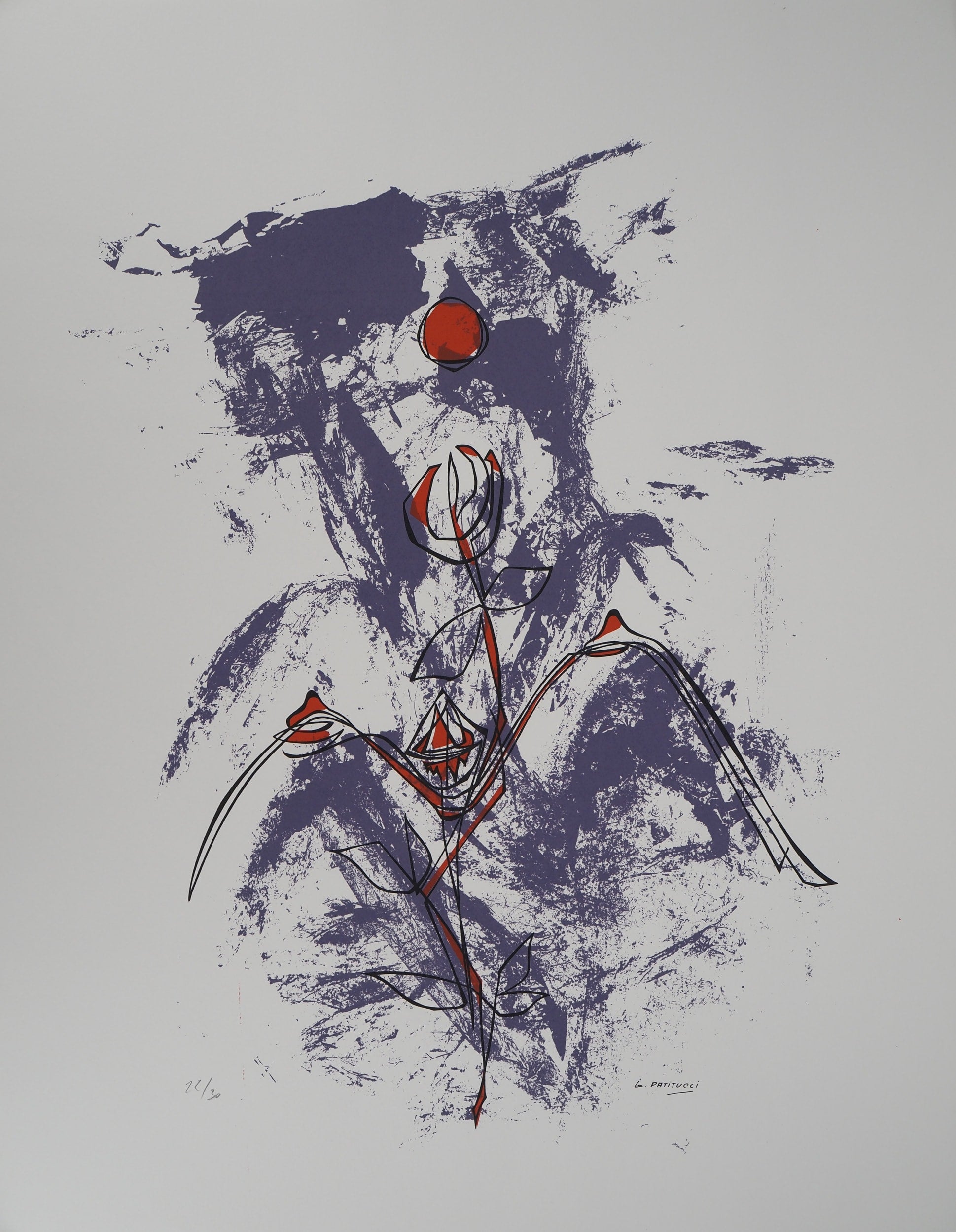 Georges PATITUCCI: Sensual Landscape, 1980, Original screenprint – art ...
