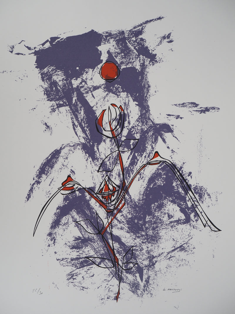 Georges PATITUCCI : Paysage sensuel, 1980 - Sérigraphie (détail)
