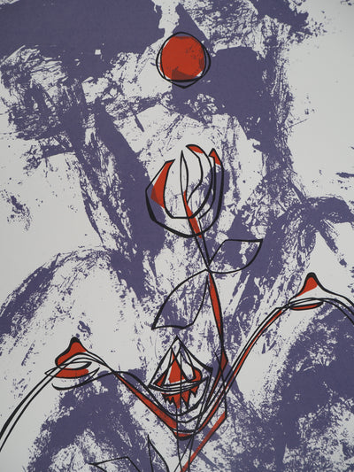 Georges PATITUCCI : Paysage sensuel, 1980 - Sérigraphie (détail)