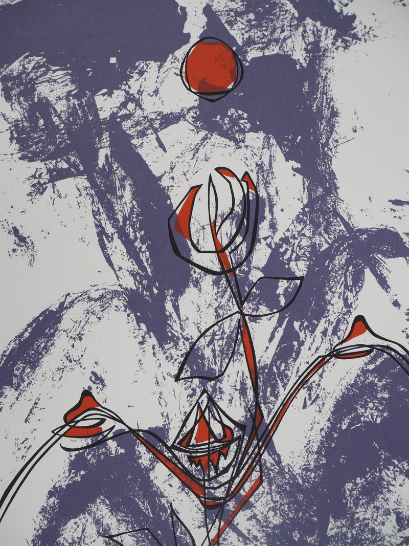 Georges PATITUCCI : Paysage sensuel, 1980 - Sérigraphie (détail)