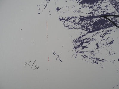Georges PATITUCCI : Paysage sensuel, 1980 - Sérigraphie (détail)