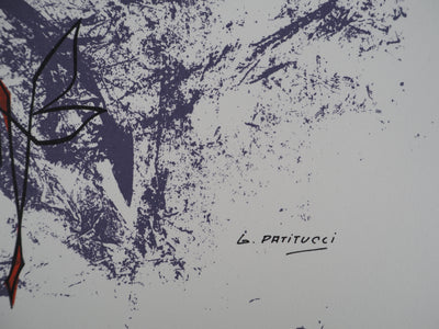 Georges PATITUCCI : Paysage sensuel, 1980 - Sérigraphie (détail)