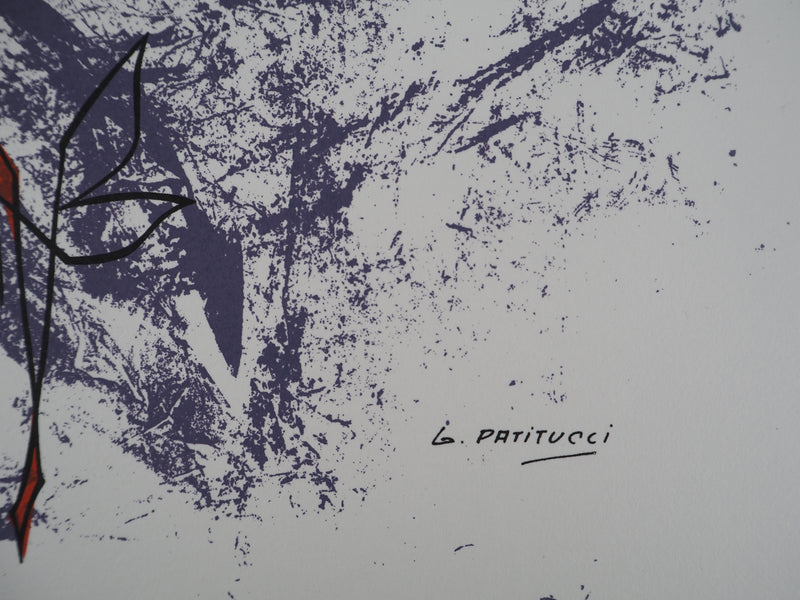 Georges PATITUCCI : Paysage sensuel, 1980 - Sérigraphie (détail)