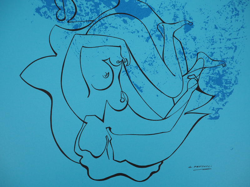 Georges PATITUCCI : La rose et la belle, 1980 - Sérigraphie (détail)