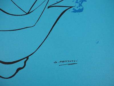 Georges PATITUCCI : La rose et la belle, 1980 - Sérigraphie (détail)