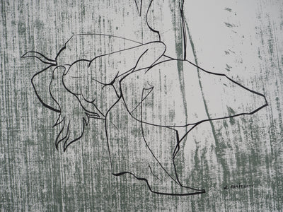 Georges PATITUCCI : Rouge piment, 1980 - Sérigraphie (détail)