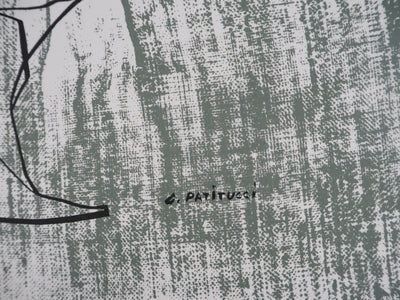 Georges PATITUCCI : Rouge piment, 1980 - Sérigraphie (détail)