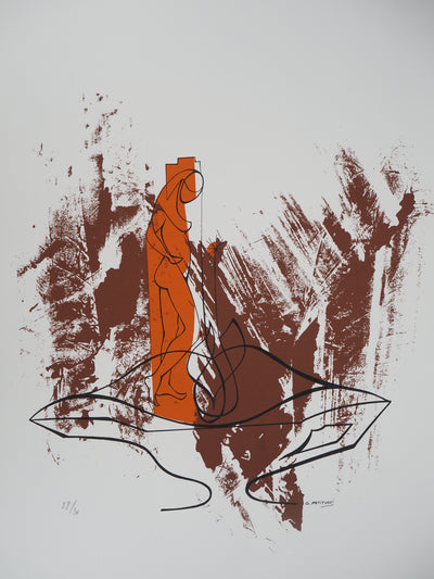 Georges PATITUCCI : Sensualité féminine, 1980 - Sérigraphie (détail)