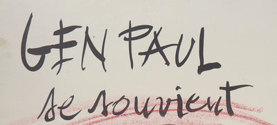 Gen PAUL : Se souvient de Paris, 1975 - art (détail)