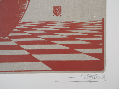 Eduard PELLENS : Fleurs des champs, 1929 - Gravure sur bois (détail)