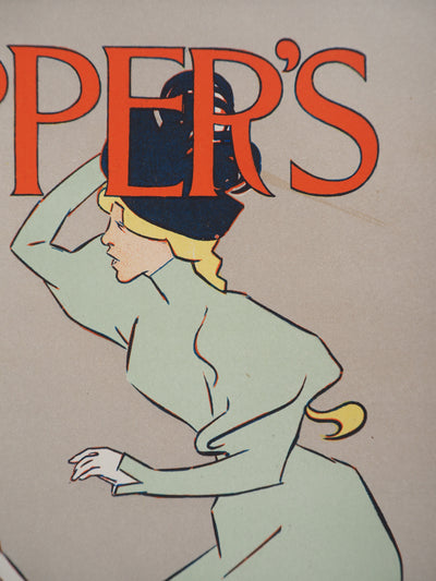 Edward PENFIELD : Alice et son lapin, 1895 - Affiche (détail)
