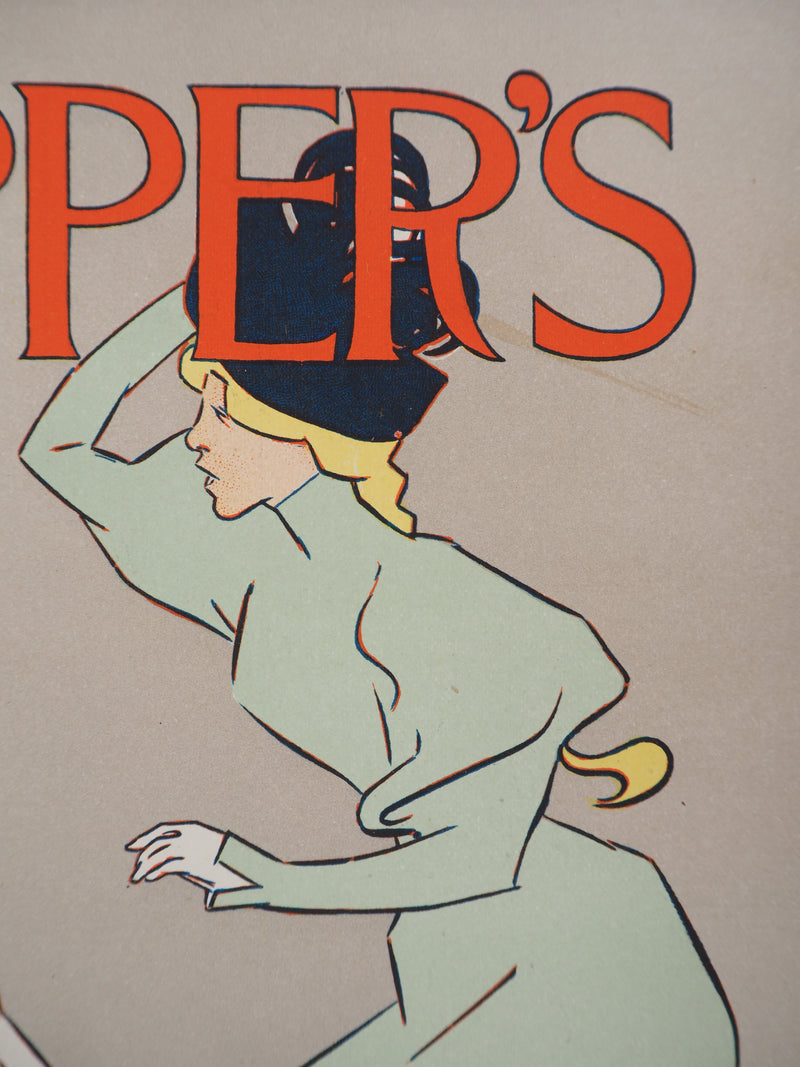 Edward PENFIELD : Alice et son lapin, 1895 - Affiche (détail)