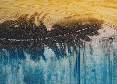 Milan PERISIC : Plume - Gravure (détail)
