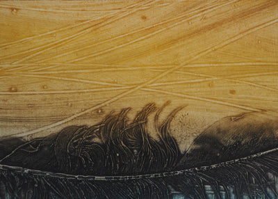Milan PERISIC : Plume - Gravure (détail)
