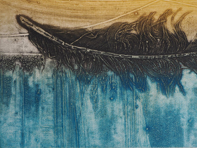 Milan PERISIC : Plume - Gravure (détail)