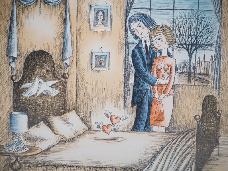 Raymond PEYNET : Les amoureux : l&
