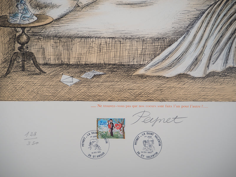Raymond PEYNET : Les amoureux : l&