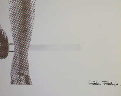 Peter PHILIPS : Athlétisme : Plus haut, plus fort, plus loin - Lithographie (détail)