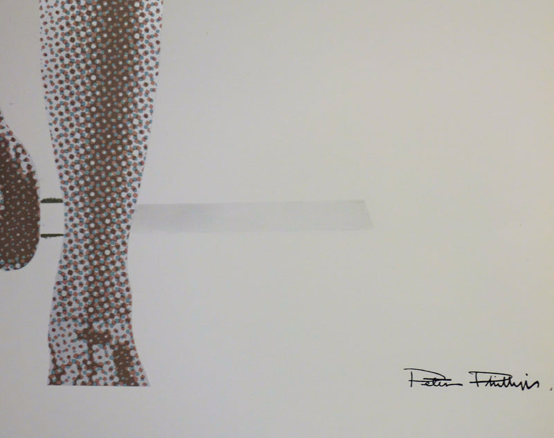 Peter PHILIPS : Athlétisme : Plus haut, plus fort, plus loin - Lithographie (détail)