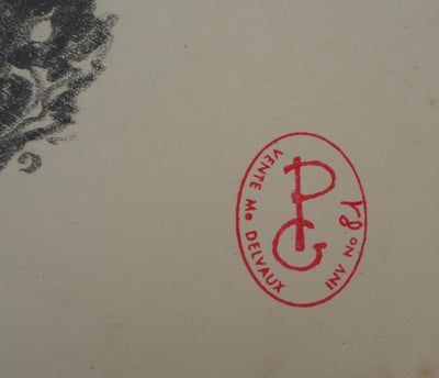 Georges PICARD : Putto - Dessin (détail)