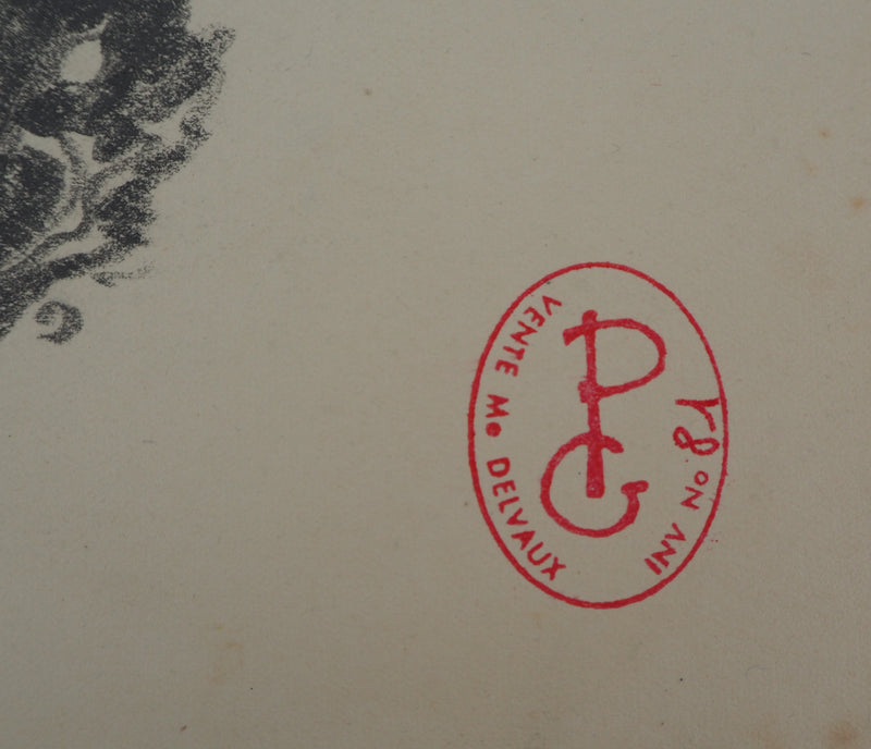 Georges PICARD : Putto - Dessin (détail)