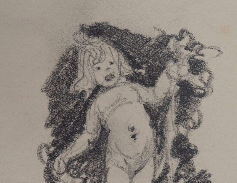 Georges PICARD : Putto - Dessin (détail)