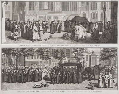 Bernard PICART : Cérémonies funèbres - Gravure