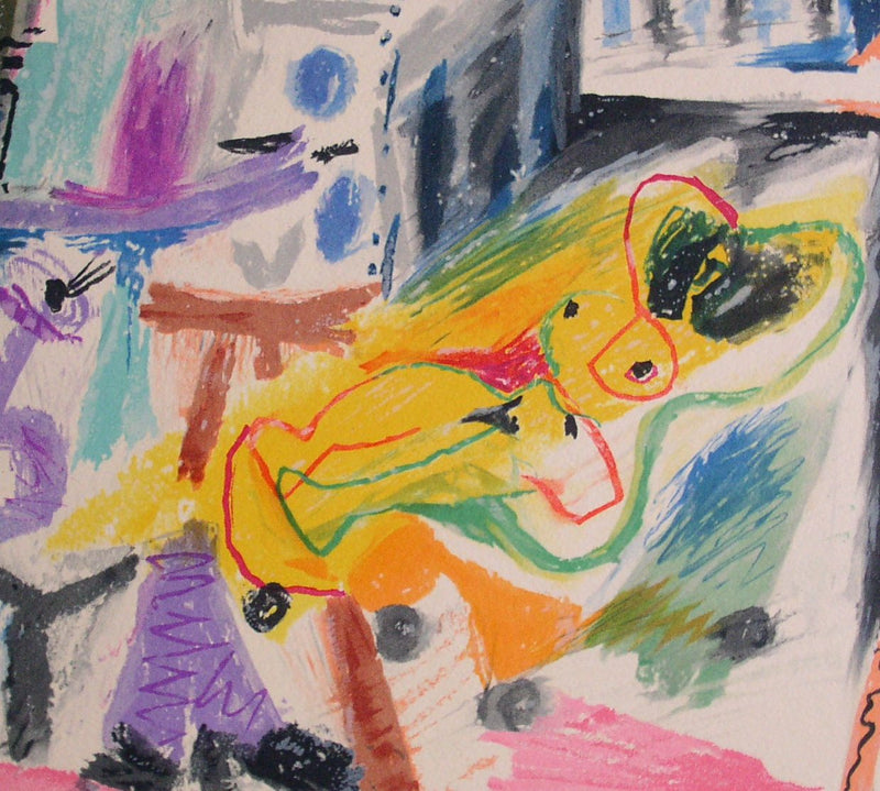 Pablo PICASSO : Le peintre et son modèle, Lithographie originale (photo de détail 3) - Crédit photo : Galerie Art.Paris