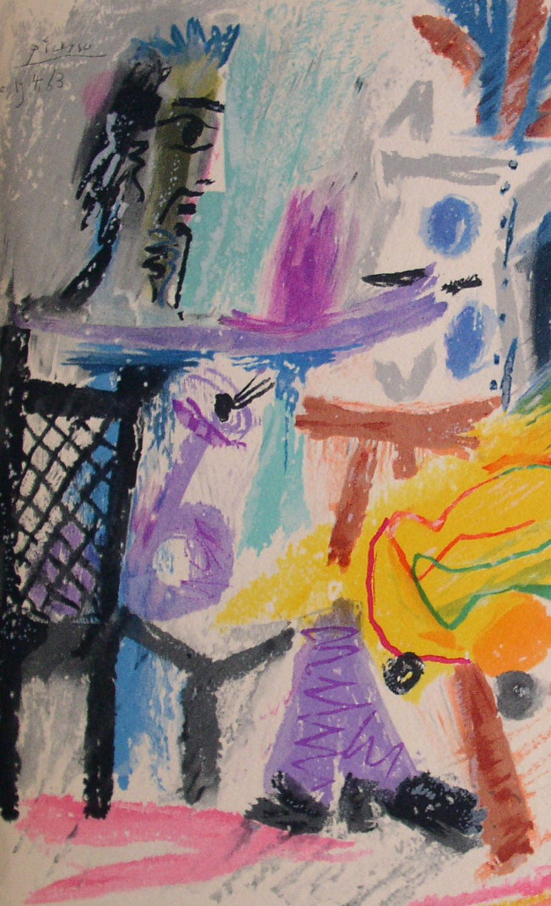 Pablo PICASSO : Le peintre et son modèle, Lithographie originale (photo de détail 4) - Crédit photo : Galerie Art.Paris