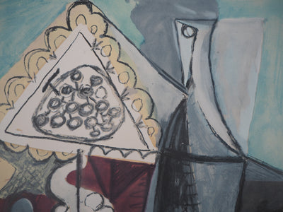Pablo PICASSO : Table aux citrons - Lithographie (détail)