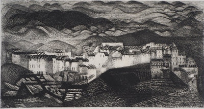 Marcel CHOT PLASSOT : Terrati - Lithographie (détail)