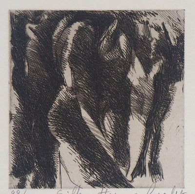  PONCELET : Silhouettes - Gravure