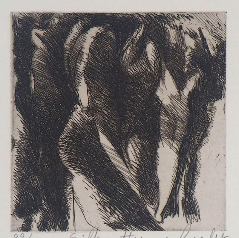  PONCELET : Silhouettes - Gravure