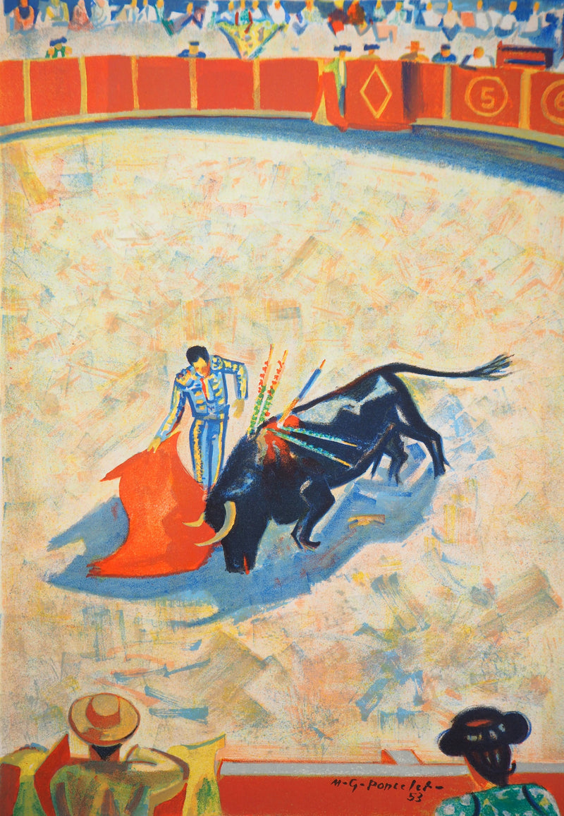 Maurice Georges PONCELET : Toulouse : Arènes du Soleil d&